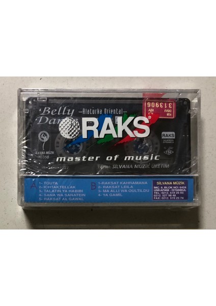 Belly Dance Alaturka Oriental Enstrumantal 2 Kaset (Jelatinli Sıfır Orijnal Dönem Baskı Kaset) fiyatları