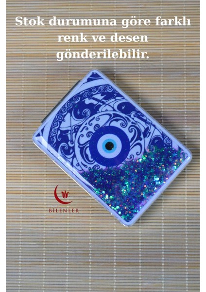 Cep Çanta Aynası,makyaj Aynası Etnik Desenli Yuvarlak 7X7CM