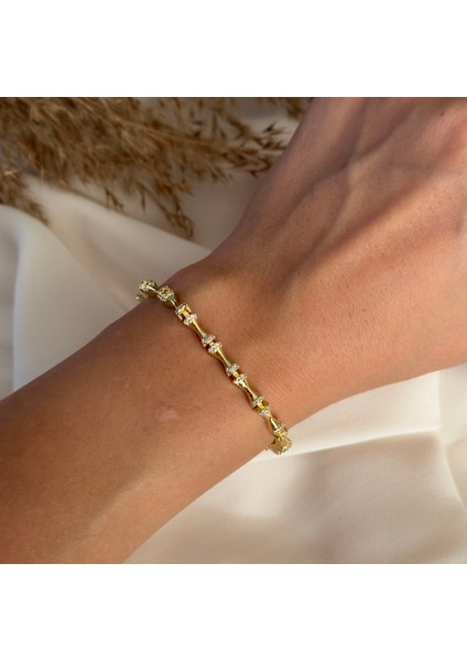 Premium Gold Kemik Bileklik