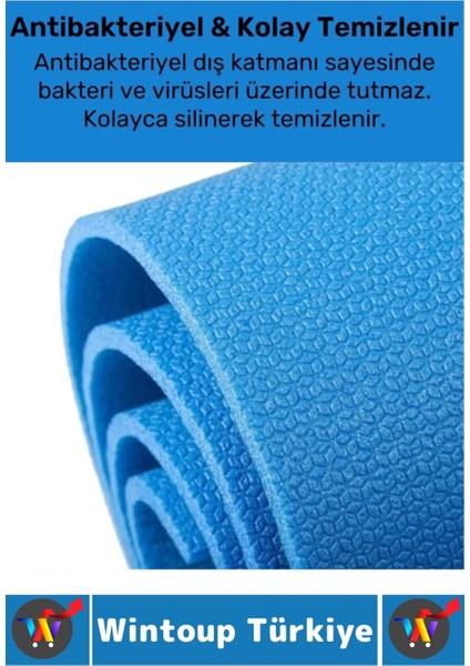 Taşıma Askılı Konforlu Su Geçirmez Kaymaz Pilates Aerobik Fitness Çadır Zemin Yer Minderi Kamp Matı indirimleri