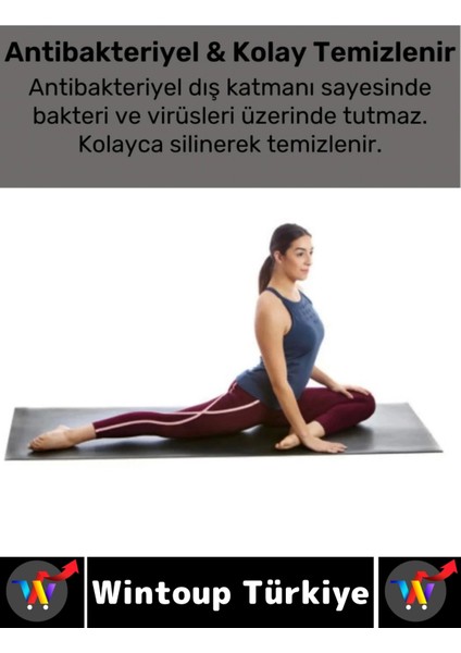 Taşıma Askılı Konforlu Su Geçirmez Kaymaz Pilates Aerobik Fitness Çadır Zemin Yer Minderi Kamp Matı indirimleri