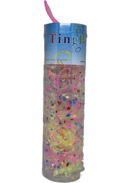 3'lü Şeffaf Renkli Kopmayan Lastik Toka Perma Lastik Toka fiyatları