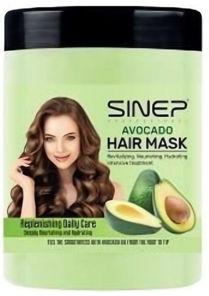 Kuru Yıpranmış ve Cansız Saçlar Için Saç Maskesi 1000 ml Avokado