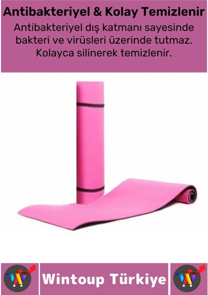 Taşıma Askılı Konforlu Su Geçirmez Kaymaz Pilates Aerobik Fitness Çadır Zemin Yer Minderi Kamp Matı indirimleri