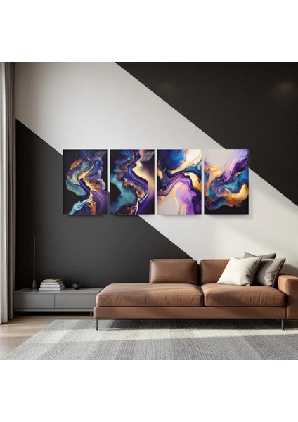 :temperli Cam Dörtlü Set Tablo, Tablo, Dörtlü Tablo, Uv Baskı, Cam Tablo, 4’lü Set, CDT005 indirimleri