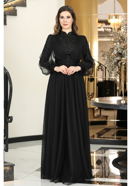 Hazal Büyük Beden Tesettür Abiye