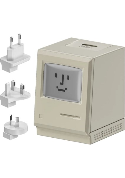 Retro 35 Gan Şarj Cihazı - Beyaz