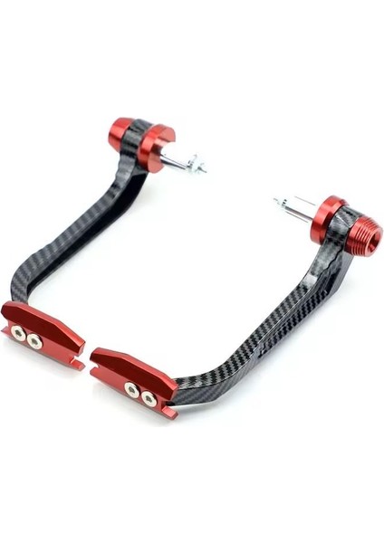 Motosiklet Manet Koruma Karbon Kırmızı