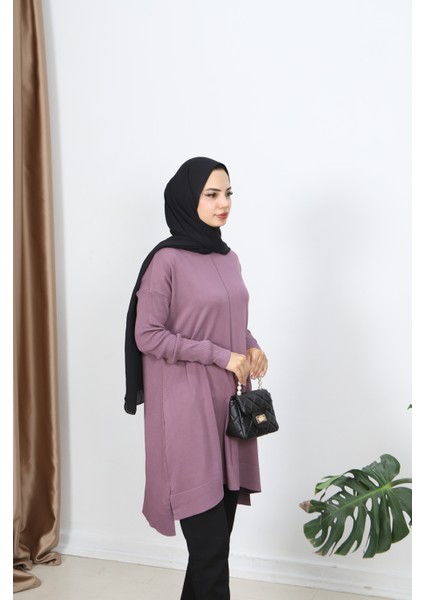 Kolları Fitilli Merserize Tunik modelleri