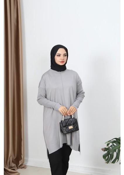 Kolları Fitilli Merserize Tunik fırsatları