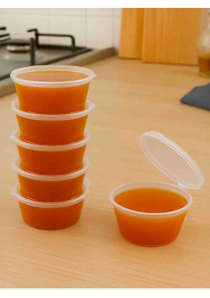 25 Adet 120 cc Kapaklı Sızdırmaz Sos Kabı,et Suyu, Tavuk Suyu,bulyonluk,derin Dondurucuya Girer fiyatları