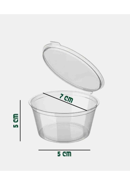 25 Adet 120 cc Kapaklı Sızdırmaz Sos Kabı,et Suyu, Tavuk Suyu,bulyonluk,derin Dondurucuya Girer fırsatları