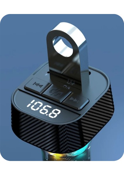Bluetooth Fm Transmitter Araç Kiti USB Hızlı Şarj Destekli fiyatları