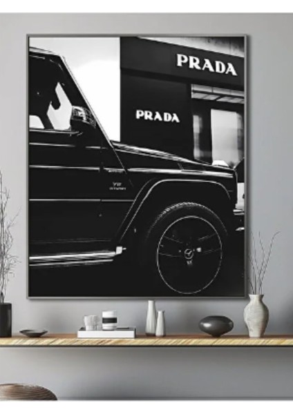 (Çerçevesiz) Siyah Beyaz Lüks Poster Moda Posteri, Ev Dekorasyonu, Oturma Odası Dekoru fiyatları