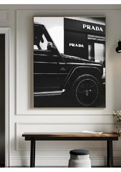 (Çerçevesiz) Siyah Beyaz Lüks Poster Moda Posteri, Ev Dekorasyonu, Oturma Odası Dekoru fırsatları