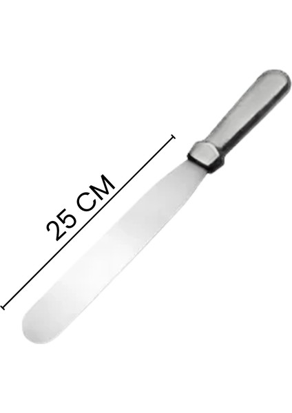 Beyaz Saplı Düz Sıvama Paleti 25 cm