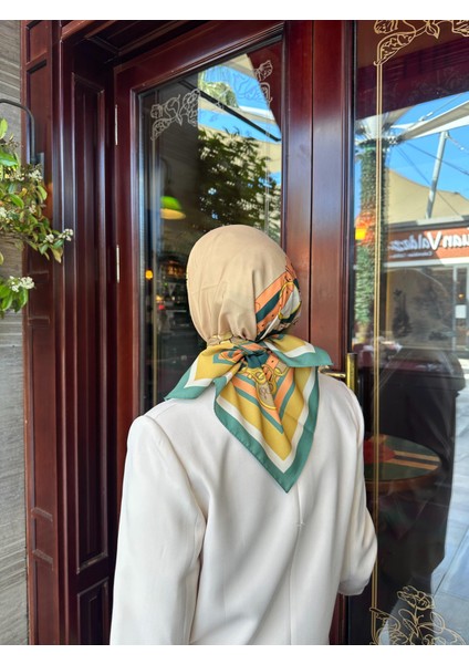Kemer Desenli Eşarp Mint modelleri