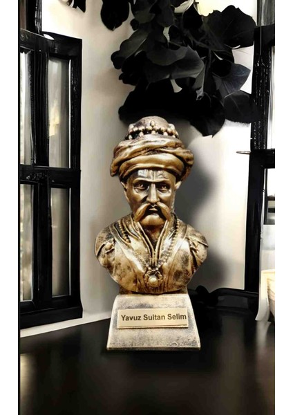 Osmanlı Padişahları Yavuz Sultan Selim Mermerit Figür