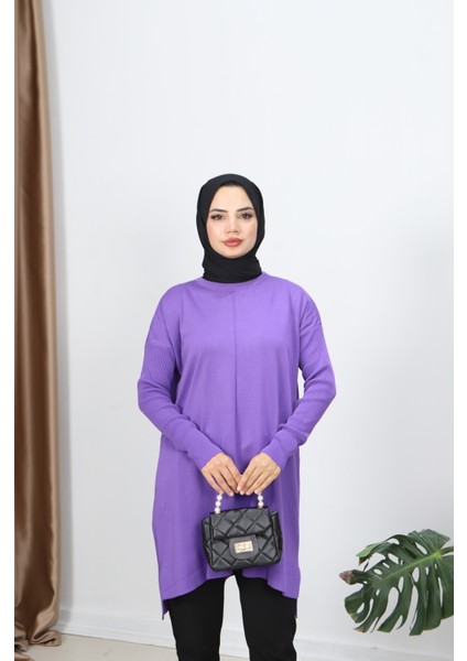Kolları Fitilli Merserize Tunik modelleri