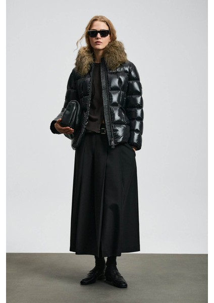 Klemantin Siyah Kadın Mont 122120042 modelleri