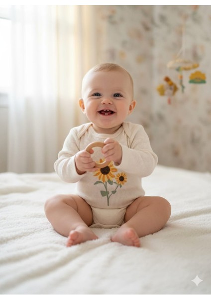 Kız Bebek Çıtçıtlı Body Zıbın Alt Üst Takım