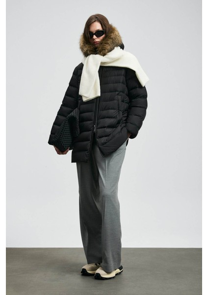 Elit Siyah Kadın Mont 122120049 fiyatları