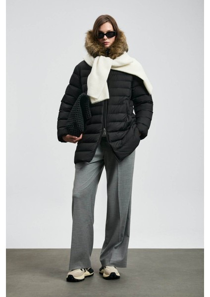 Elit Siyah Kadın Mont 122120049 fırsatları