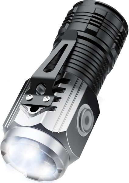 HP81 Şarjlı 3 Modlu 400 Mah 150 Lümen El Feneri Siyah