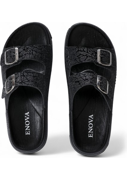 Kadın Eva Ortopedik Tokalı Terlik – Şık ve Rahat, Ev & Dış Mekan Kullanımı Için Ideal