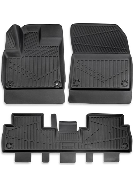 Opel Combo 2019 Sonrası Myk 3D Premium Havuzlu Oto Paspas ve 3D Bagaj Havuzu