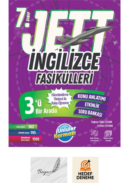 7.sınıf Jett Ingilizce Fasikülleri Hedef Deneme
