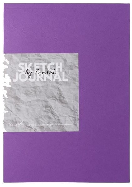 Academy Sketch Journal 110 gr 60 Yp A4 Mor 8663