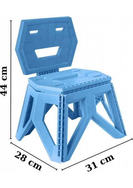 Pratik Katlanır Oyun Kamp Etkinlik Çocuk Koltuğu Mavi indirimleri