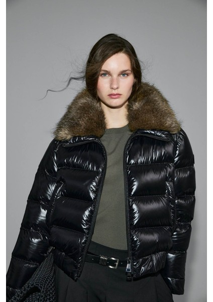 Daisy Siyah Kadın Mont 122120041 fırsatları