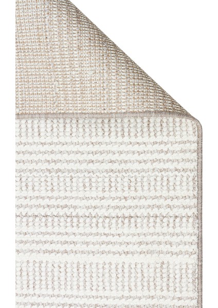 Oslo Osl 02 Beyaz Gri - Yumuşak Dokulu Spor Tarz Modern Halı