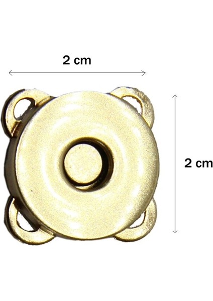 5 Adet 2 cm Gold Renk Dikmeli Mıknatıslı Çıtçıt Dikilebilir Mıknatıslı Çıt Çıt modelleri