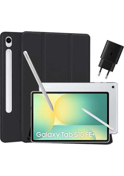 Galaxy Tab S9 Fe (Plus) Wıfı 12 GB Ram 256 GB Tablet Gümüş Kalem Kılıf Şarj Başlık -Gümüş fiyatları