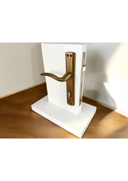 Trim Mat Antik Sarı Aynalı Yale Çelik Kapı Kolu Sol Elle Açılır Tek Taraf (Kilit Hariçtir) fırsatları