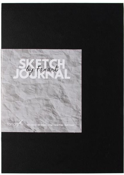 Academy Sketch Journal 110 gr 60 Yp A5 Siyah 8664