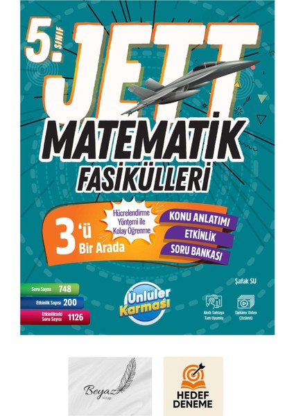 5.sınıf Jett Matematik Fasikülleri Hedef Deneme