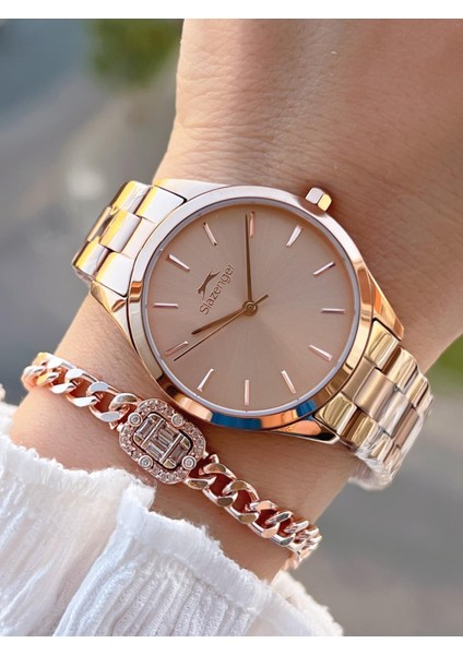 Çelik Kordon 5 Atm Suya Dayanıklı 2 Yıl Garantili Kadın Kol Saati SL.1915.3.02