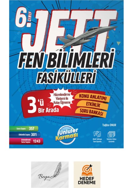 6.sınıf Jett Fen Bilimleri Fasikülleri Hedef Deneme