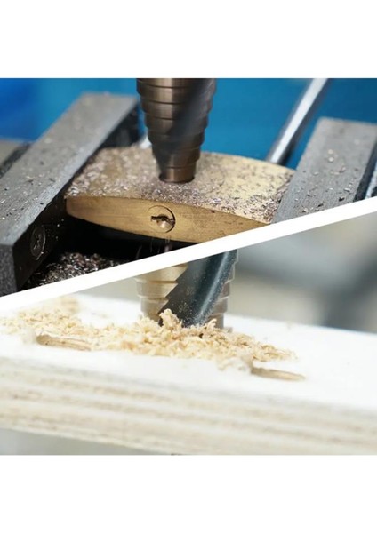 4-32 mm Krom Delici Kademeli Matkap Ucu %5 Kobalt M35 Özel Üretim fırsatları