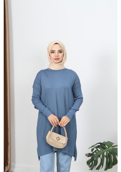 Kolları Fitilli Merserize Tunik fırsatları