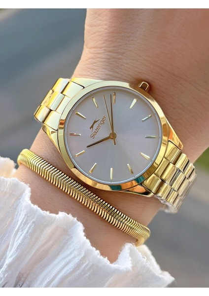 Çelik Kordon 5 Atm Suya Dayanıklı 2 Yıl Garantili Kadın Kol Saati SL.1915.3.04