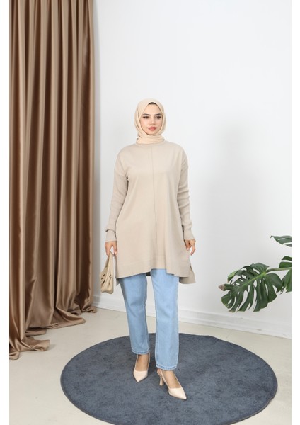 Kolları Fitilli Merserize Tunik fiyatları