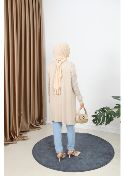 Kolları Fitilli Merserize Tunik indirimleri