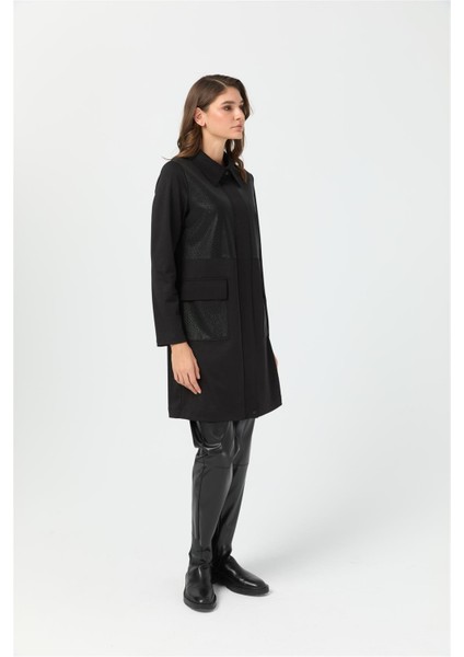 Iguana Desenli Giy Çık Tunik Siyah fırsatları