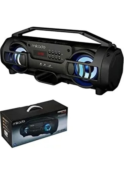 MD-BT38 Freestyle Kablosuz Hoparlör Siyah Renk Bluetooth 5.0 Özellikleriyle