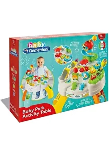 Baby Clementoni Bebek Parkı Aktivite Masası 12 Ay ve Üstü Güvenli Kullanım Gelişim Destekleyici